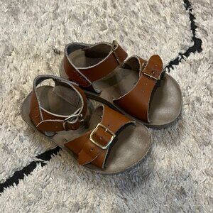 salt water sandals 5 Brown Kids Sandals